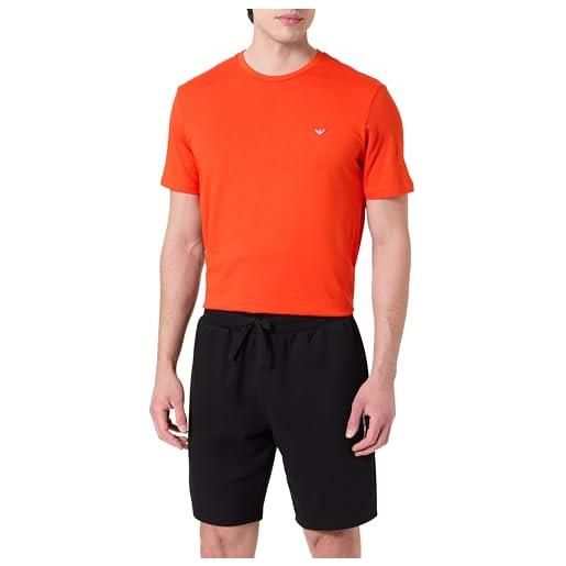 Emporio armani bermuda short pantaloni della tuta, black, s uomo