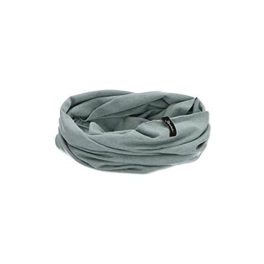 Sterntaler ocs multifunktionstuch melange, sciarpa unisex - bimbi 0-24, verde pietra, 1