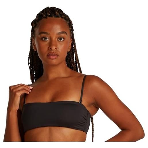Calvin Klein donna top bikini a fascia imbottitura estraibile, nero (pvh black), xl