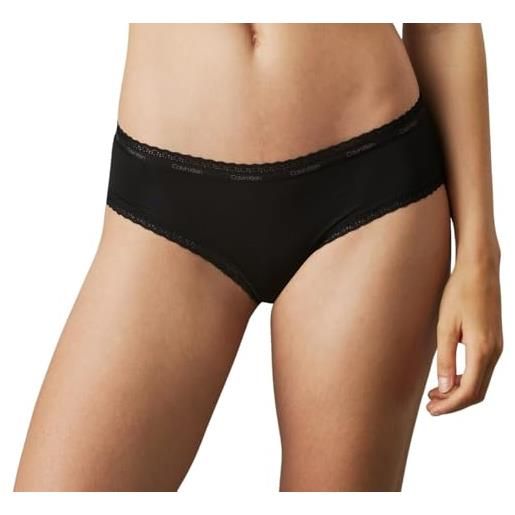Calvin Klein hipster donna cotone elasticizzato, nero (black), s