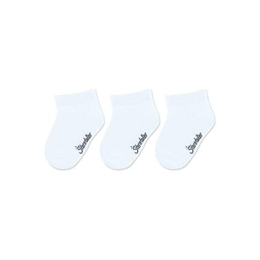 Sterntaler calzini da sneaker, confezione da 3 calze per bambini, bianco, 30 unisex-bimbi
