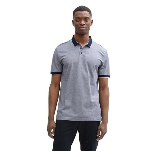 TOM TAILOR Denim 1045586 polo, 22843-dark blue two tone, xl uomo