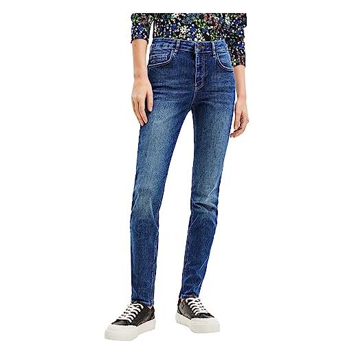 Desigual demin_dinamarc pantaloni casual, blu, 44 donna