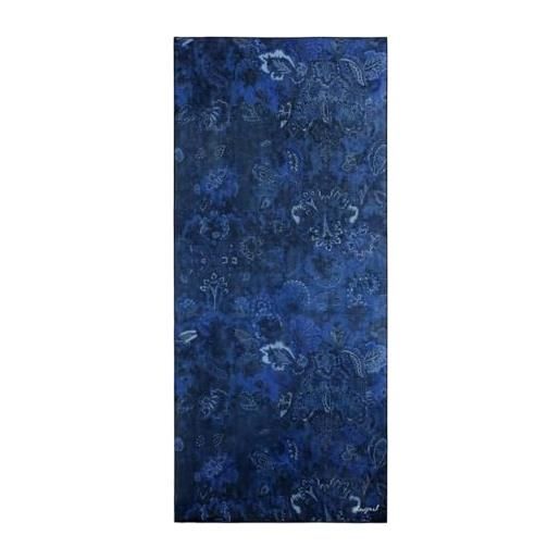 Desigual sciarpa paisley rectangle foulard navy blu scuro