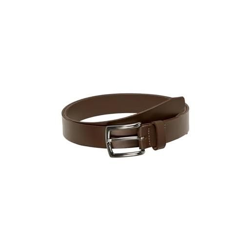 Only & Sons onsboon-cintura sottile in pelle, cognac, 85 cm uomo