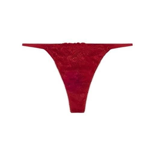 Women'secret braga brasileña xmas red collection brief, rosso, s donna