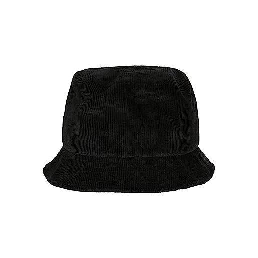 Urban Classics unisex corduroy bucket hat black, one size