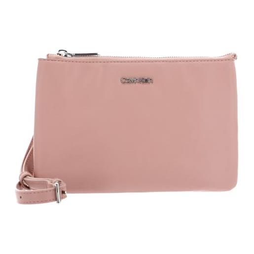 Calvin Klein ck must ew dbl cmpt crossbody bag cafe au lait