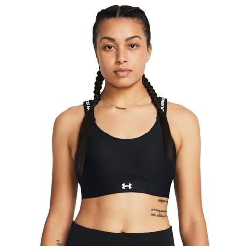 Under Armour donna infinity high bra, reggiseno sportivo, top sportivo donna per un alto sostegno, top palestra donna con spalline incrociate