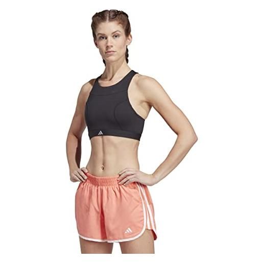 adidas running sostegno medio reggisena sportivi, black, xs