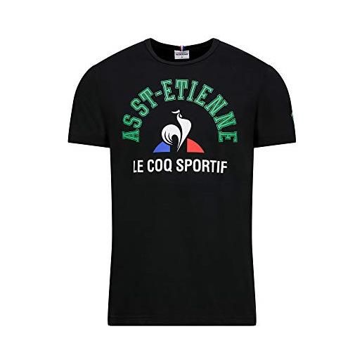 Le Coq Sportif asse fanwear tee ss n°2 m black maglietta, donna, donna, maglietta, 1920369, nero, xs