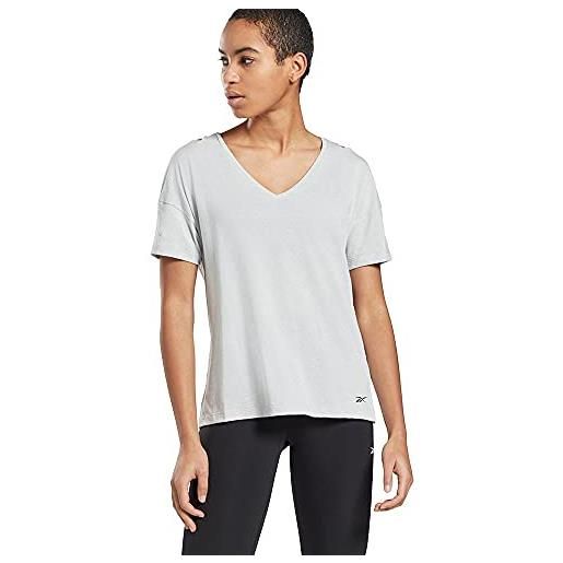Reebok ts ac+cotton tee maglietta da donna grigio xs