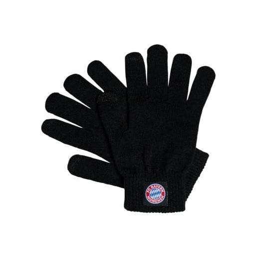 FC Bayern München guanti a maglia con touch nero per bambini