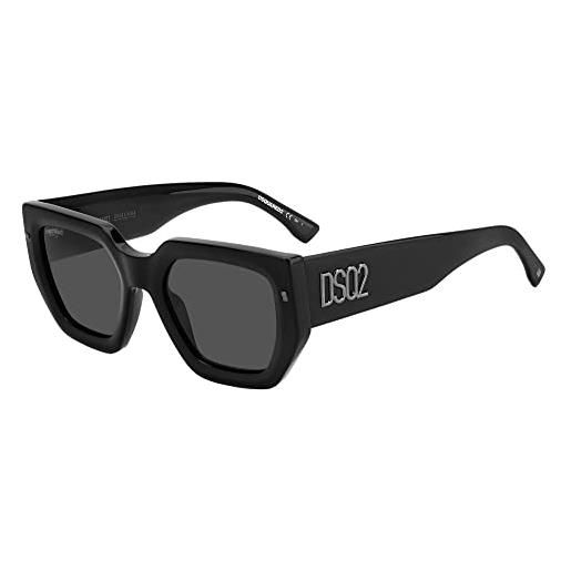 Dsquared2 d2 0031/s 807/ir black sunglasses unisex adult standard, standard, 53