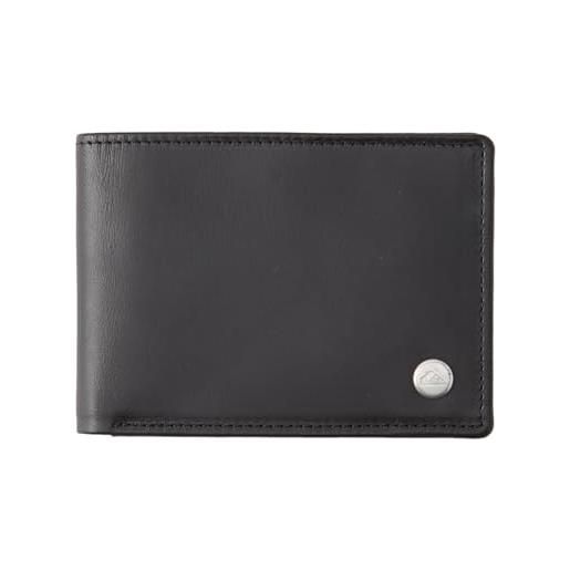 Quiksilver mac portafoglio uomo, nero, l