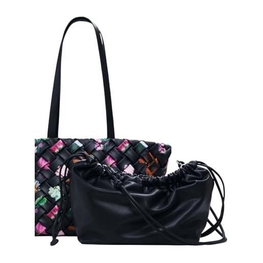 Desigual éclat cahuil hand bag black