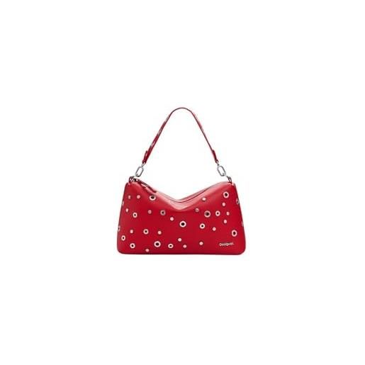 Desigual rebel bergamo shoulder bag clavel red