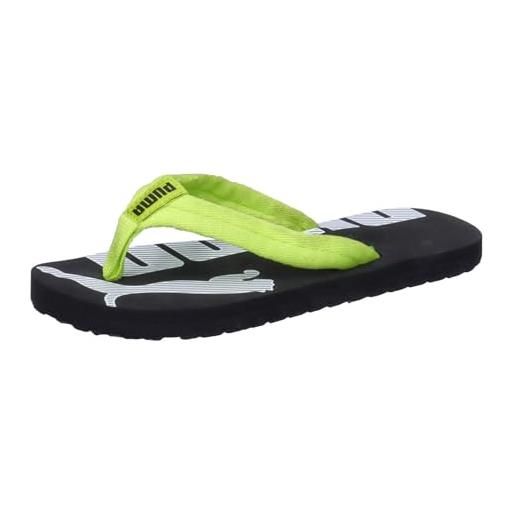 PUMA epic flip v2 ps, flop unisex-adulto, lime pow black white, 34.5 eu