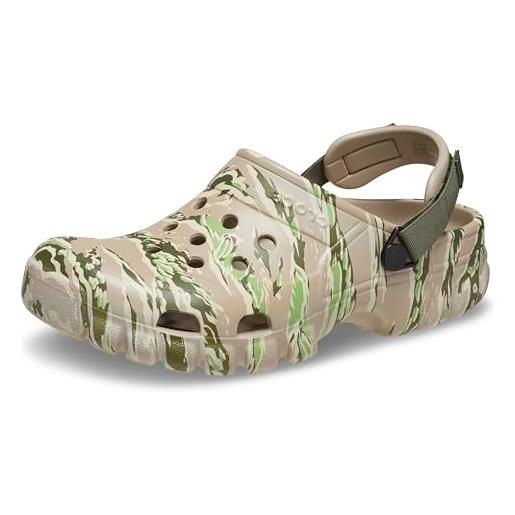 Crocs unisex adulto offroad sport camo clog sabot, cobblestone, 36/37 eu