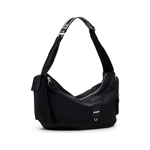Desigual borsa da viaggio borsa sportiva maxi cangas travelling luggage black nero