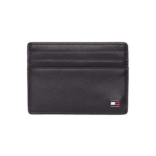 Tommy Hilfiger uomo portafoglio eton in pelle, nero (black), taglia unica