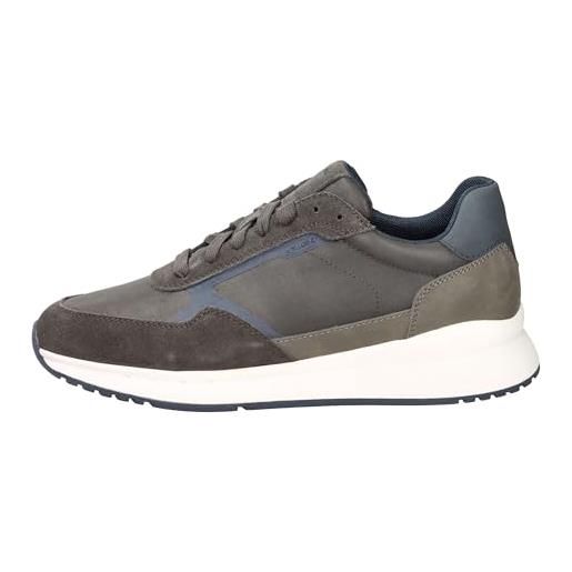 Geox u branthon, scarpe da ginnastica uomo, marrone, 41 eu