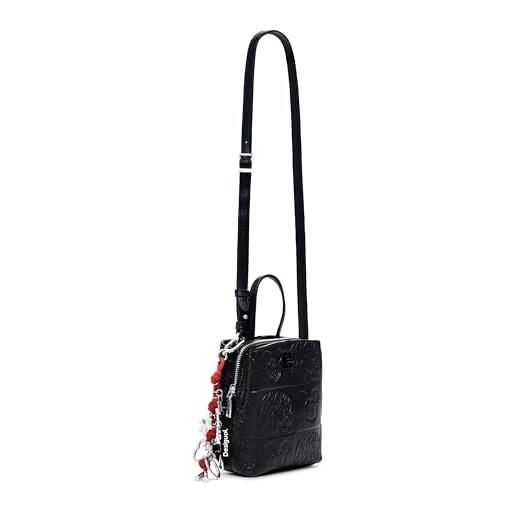 Desigual borsa per cellulare borsello da collo all mickey sumy phone bag black nero