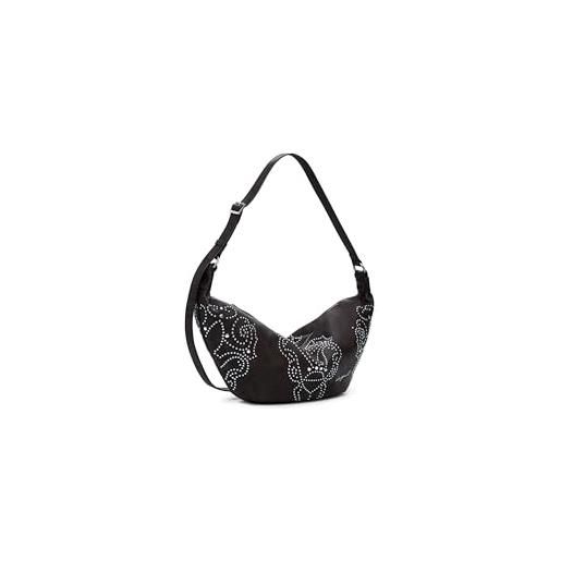 Desigual borsa a tracolla poker face munster 2.0 crossbody bag chocolate marrone scuro