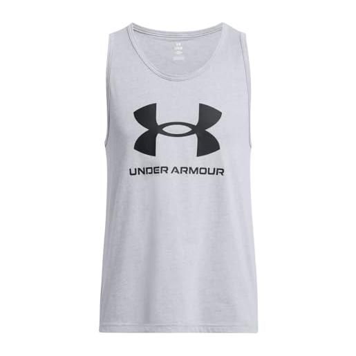 Under Armour uomo ua sportstyle logo tank, canotta palestra uomo, canottiera uomo estiva e leggera