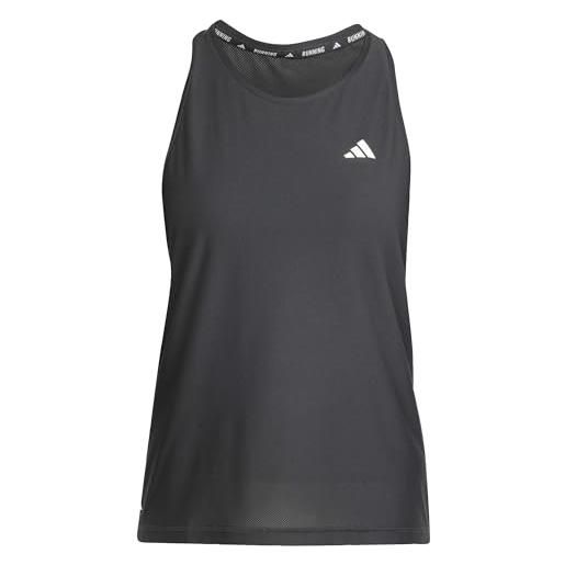 adidas donna own the run tank top, black, l