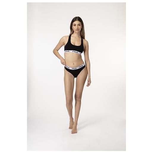 Fila fu6043/2, slip donna, black, m