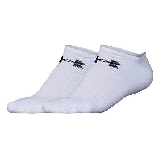 Under Armour ua golf elevated performance, calzini uomo, bianco (white / black ) , m