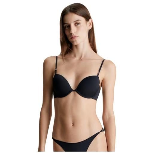 Calvin Klein donna reggiseno a mezza coppa lightly lined elasticizzato, nero (black), 4a