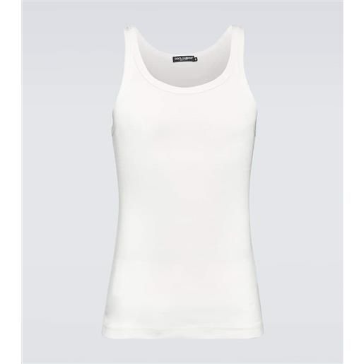 Dolce&Gabbana tank top in cotone