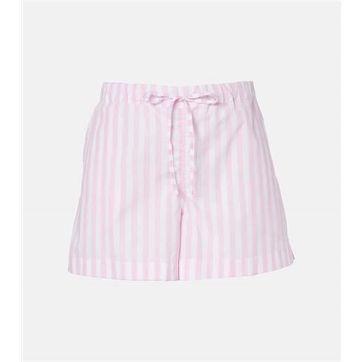 Hunza G shorts in popeline di cotone a righe