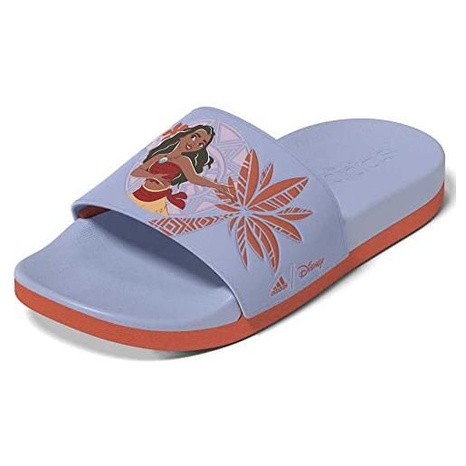 adidas adilette comfort moana k slippers, blue dawn/semi impact arancione/blue dawn, 35 eu, blue dawn semi impact orange blue dawn, 35 eu