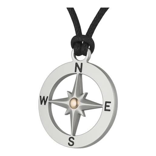 Pendente E Collana Con Bussola In Argento | CRAFTD UK - Foto 3