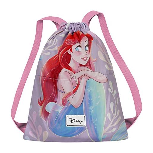 Disney ariel sea-sacca joy, lilla, 26.5 x 34 cm
