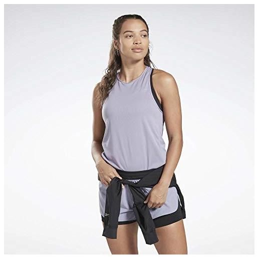 Reebok re tank top, donna, donna, fp9719, viohaz, s