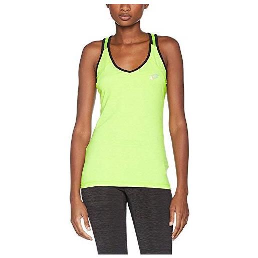 Lotto indy iii prt pl w maglietta, donna, giallo, xl
