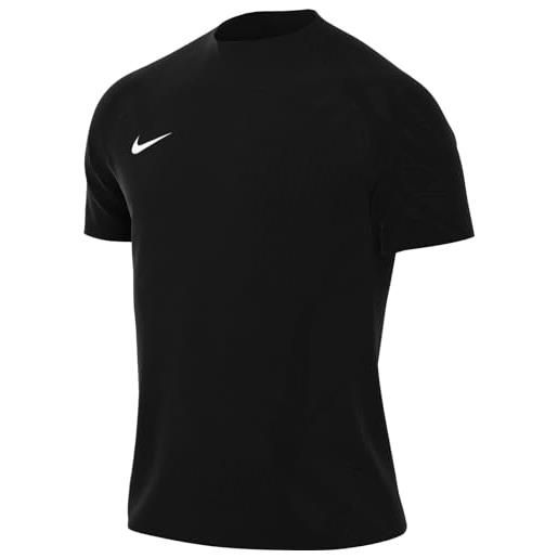 Nike mens knit soccer jersey m nk dfadv vapor iv jsy ss, black/black/black/white, dr0666-010, xs