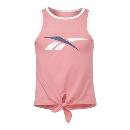 Reebok top big mesh tie front maglietta da bambina