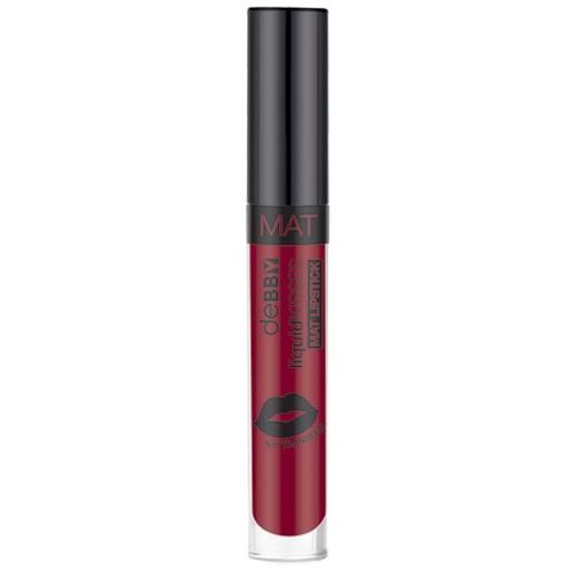 DEBBY liquid kisses mat lipstick 17 - hibiscus red