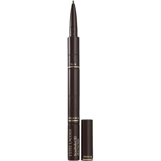 ESTEE LAUDER brow perfect 3d all-in-one styler multi-tasker - blackened brown 10