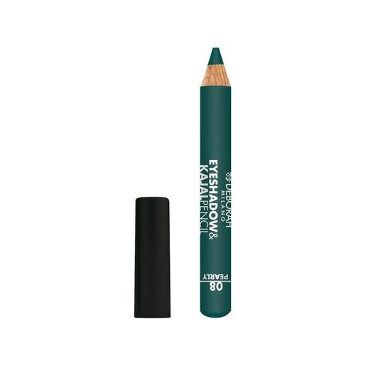 DEBORAH eyeshadow & kajal pencil - teal green pearly 08