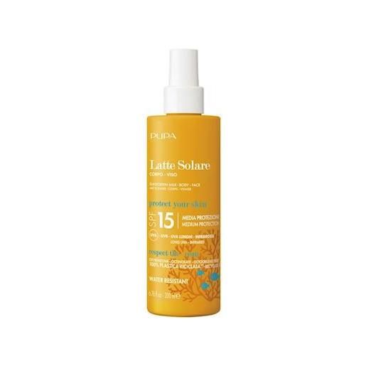 PUPA latte solare corpo-viso spf15 200ml