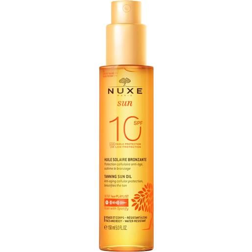 NUXE sun - olio solare abbronzante spf10 150ml