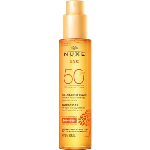 NUXE sun - olio solare abbronzante spf50 150ml