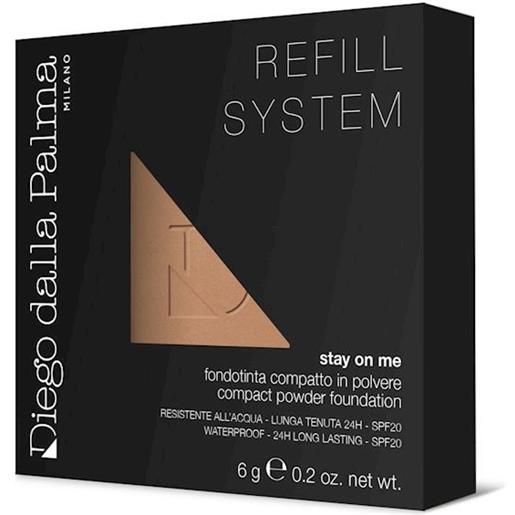 DIEGO DALLA PALMA stay on me refill - fondotinta compatto in polvere 56 - cocoa-h