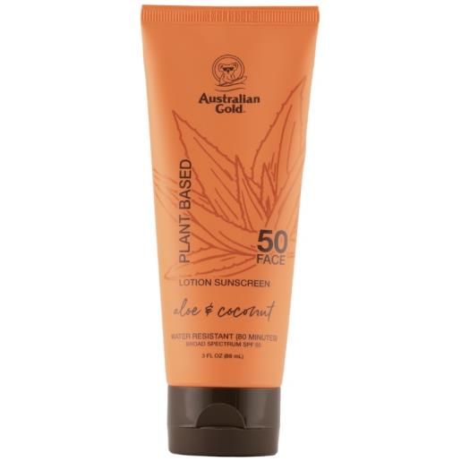 AUSTRALIAN GOLD plant based lotion - crema viso spf50 88ml